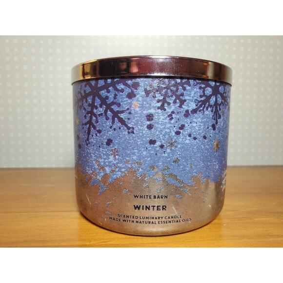 Bath & Body Works White Barn WINTER 3 Wick Scented Candle 14.5 oz NEW! - Picture 6 of 6